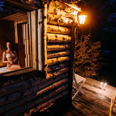 Saune în aer liber