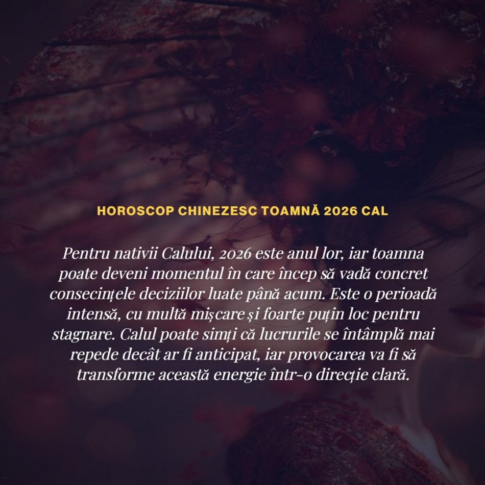 Horoscop chinezesc de toamnă 2026: Se schimbă foaia! Unele zodii chinezești se îndrăgostesc, altele dau de banii mult asteptați!