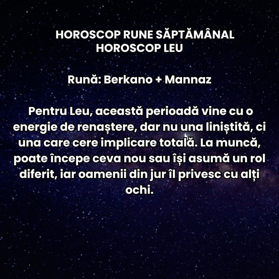 Horoscop Rune săptămâna 20-26 aprilie 2026: Nu mai acceptăm compromisuri ieftine. Ambiția și încăpățânarea colectivă cresc 