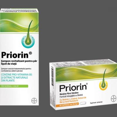 Bayer a lansat Priorin. Pentru ca parul rezistent este o prioritate!