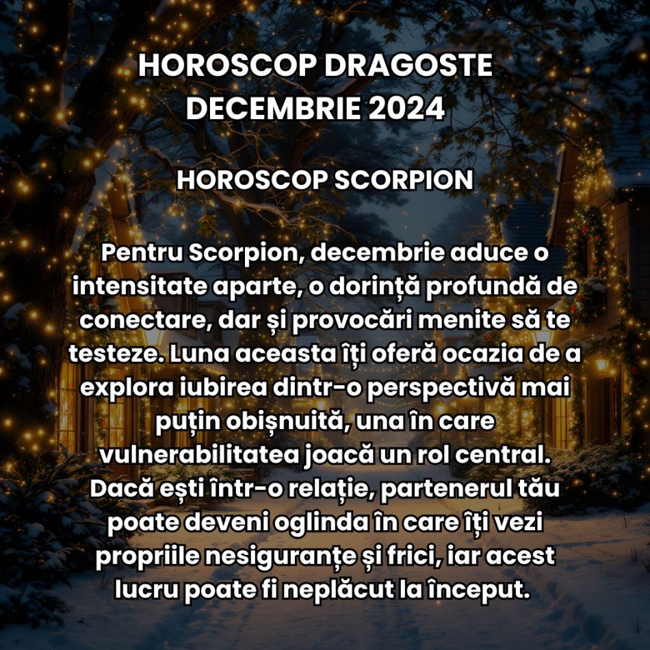 Horoscop Dragoste decembrie 2024: La final de an, ceața se ridică, iar adevărul din spatele relațiilor noastre este dezvăluit