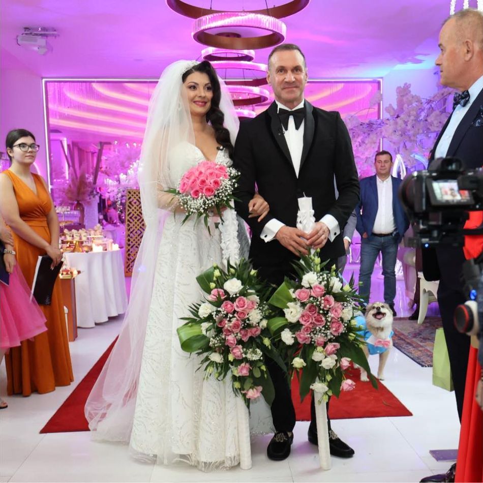 Alin Oprea și Medana s-au căsătorit religios și au organizat o nuntă extravagantă în Otopeni