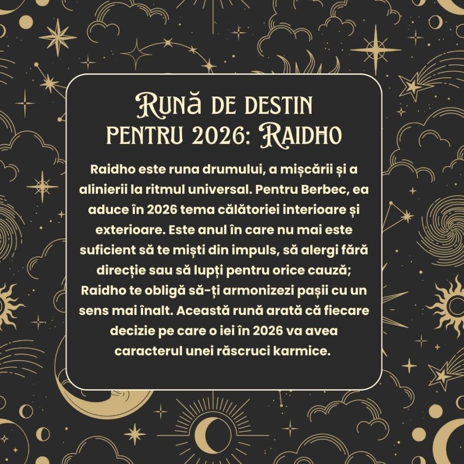 Horoscop Rune 2026 BERBEC: Vei descoperi ritmul sacru al schimbării și descoperi că progresul vine cu multă răbdare