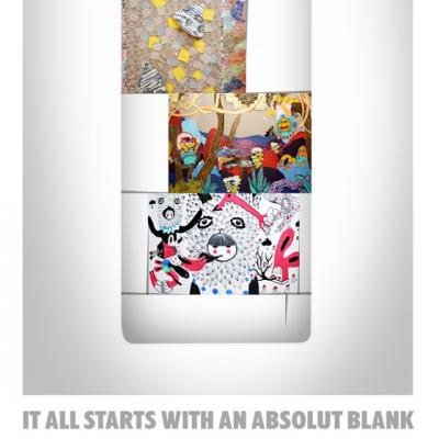 Triplu experiment artistic, un concept imaginat de ABSOLUT VODKA