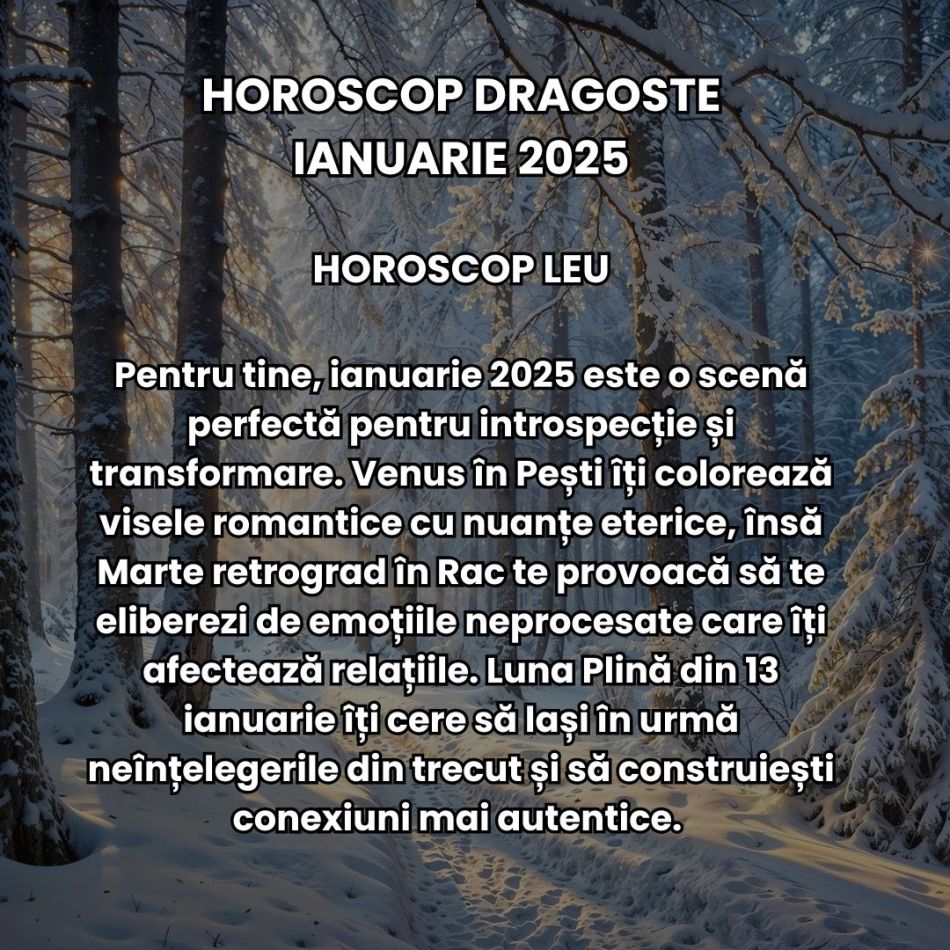 Horoscop dragoste ianuarie 2025: Începem anul cu o lună de visare, vindecare și transformare profundă în tainele inimii