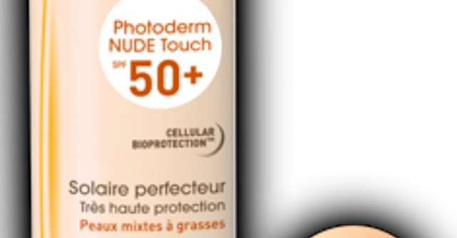 Photoderm Nude Touch SPF 50+ cu Tehnologia Liquid to powder: inovatia Bioderma pentru un efect ultra-mat, anti-imperfectiuni