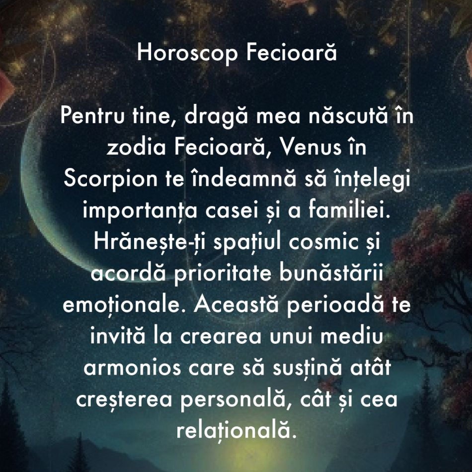 Venus în Scorpion trezește la viață adevăratele dorințe ale inimii. Nu ne mai putem ascunde, vrem totul sau nimic