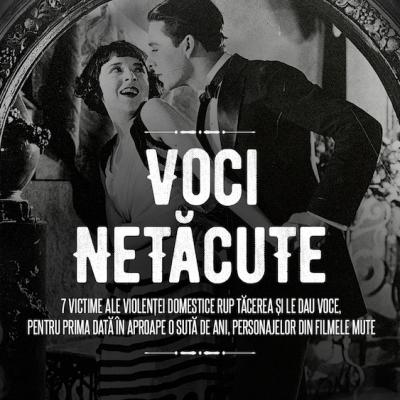 Filmele mute prind voce. 7 victime ale violenței domestice rup tăcerea și dublează filmele mute pentru a-și spune povestea