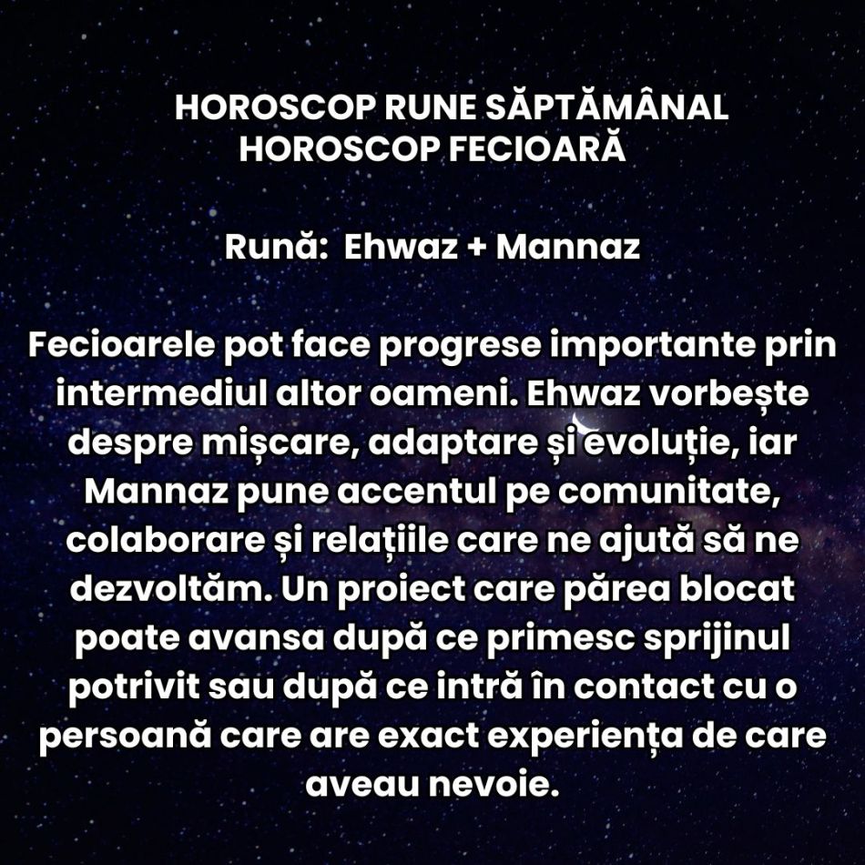 Horoscop Rune săptămâna 12-18 octombrie: Lucrurile încep să se miște! Concluziile sunt mulțumitoare pentru mai multe zodii