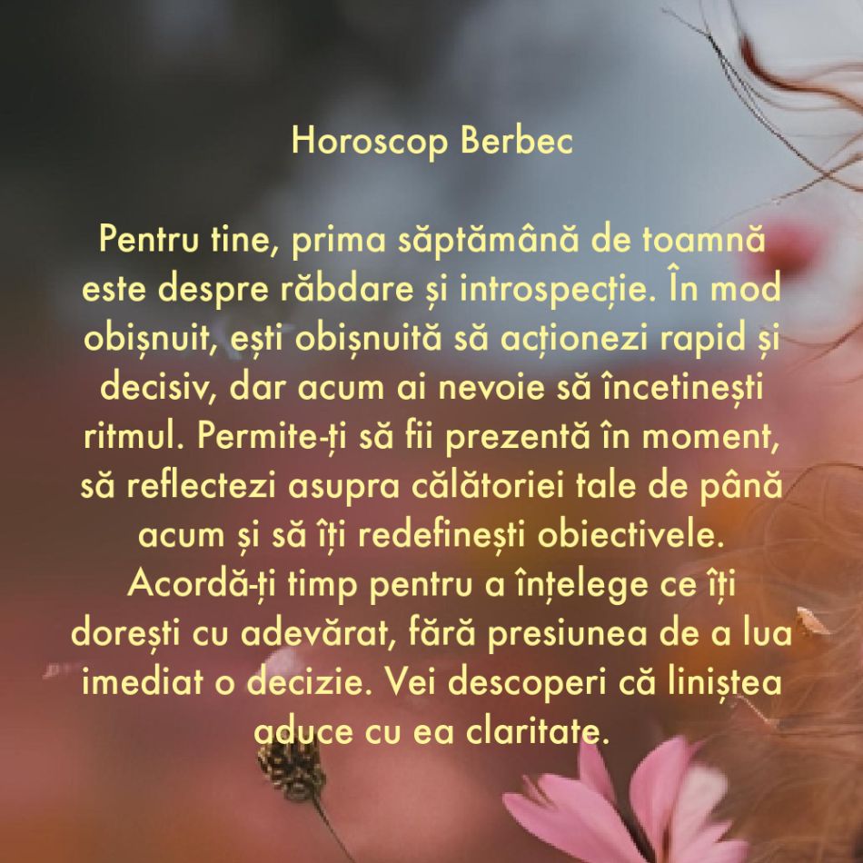 De ce are nevoie fiecare semn zodiacal în săptămâna 2-8 septembrie