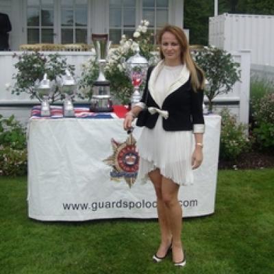 Delia Antal, invitata printului la turneul de polo