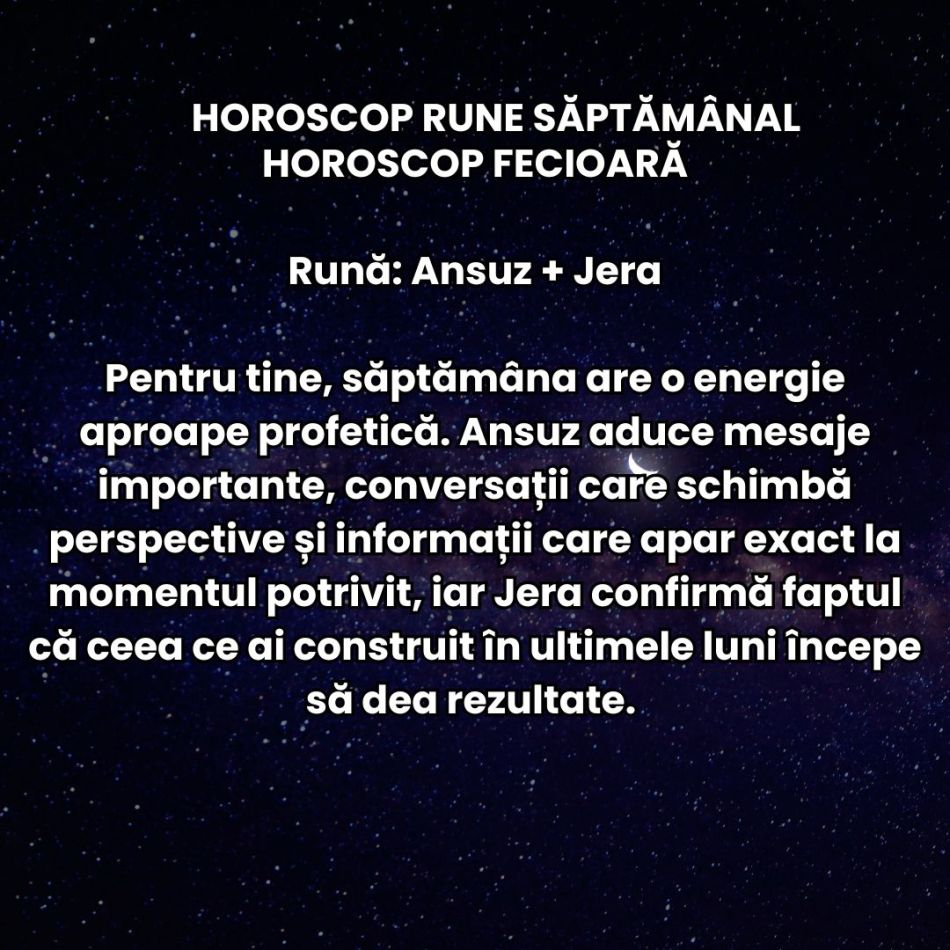 Horoscop Rune săptămâna 18-24  mai 2026: Atmosfera este vie, rapidă, aproape electrică. Relațiile fragile pot deveni tensionate