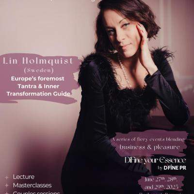 Premieră: Lin Holmquist,  cunoscutul expert din Europa în Tantra, Yoga și dezvoltare personală, vine în iunie la București
