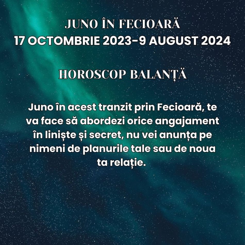 Juno, asteroidul relațiilor, a intrat în Fecioară pe 17 octombrie. Relațiile capătă un aer serios și practic