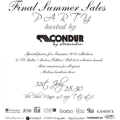 Final Summer Sales PARTY  hosted by CONDUR by alexandru