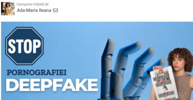 Petiție pentru incriminarea explicită a deepfake-urilor erotice: România are nevoie urgentă de o lege clară