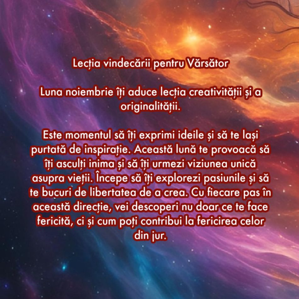 Universul ne vorbește: Noiembrie și lecțiile profunde ale vindecării pentru fiecare zodie în parte