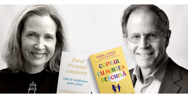 Daniel J. Siegel și Caroline Welch, lansare de carte de excepție, la București