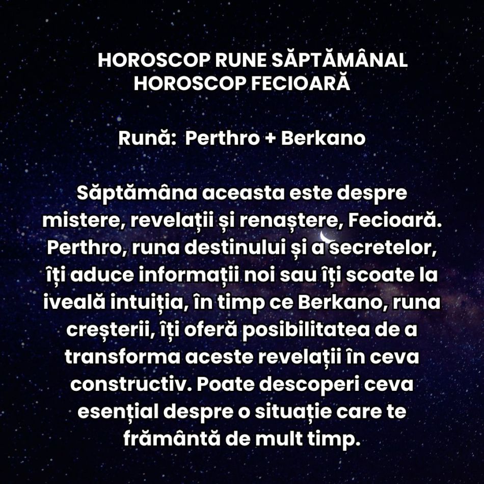 Horoscop Rune săptămâna 24 februarie–2 martie 2025: Săptămâna Dragobetelor și Mărțisorului ne aduce promisiunea noului început!