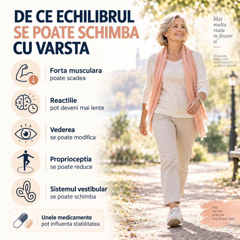 Ai momente când corpul tău se dezechilibrează? Legătura dintre sănătate, longevitate și capacitatea de a ne menține echilibrul