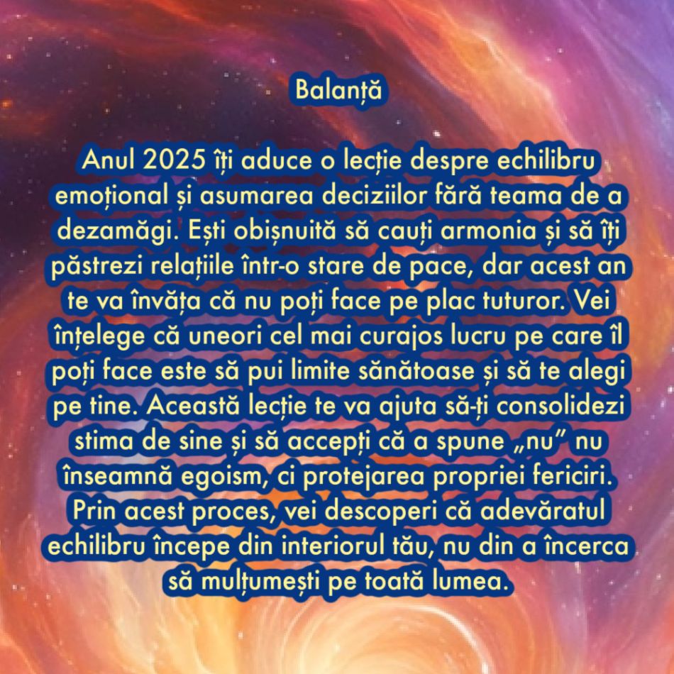 Cea mai importantă lecție pe care o vei învăța în 2025 în funcție de zodia în care te-ai născut