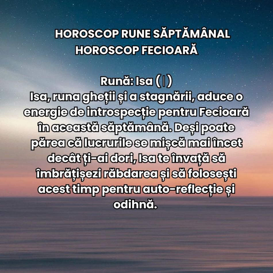 Horoscop Rune săptămâna 21-27 octombrie 2024: Mesajul Runelor la începutul sezonului Scorpionului!