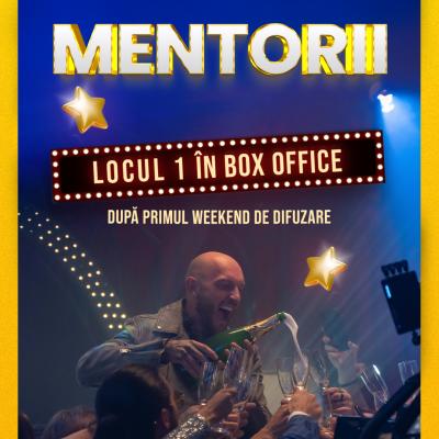 Comedia MENTORII, pe locul 1 în box office-ul românesc după primul weekend în cinema