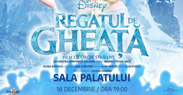 Crăciunul prinde viață la Sala Palatului cu: „FROZEN – Regatul de Gheață”, povestea DISNEY care topește inimile tuturor
