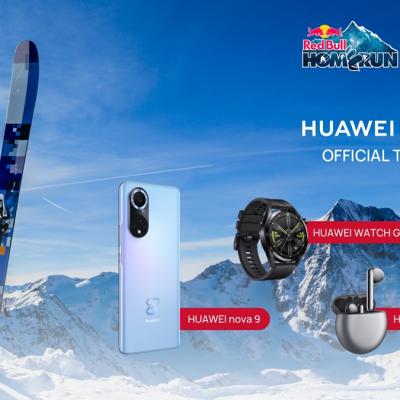 Huawei face echipă cu Red Bull și dă startul sezonului Winter Sports 2022