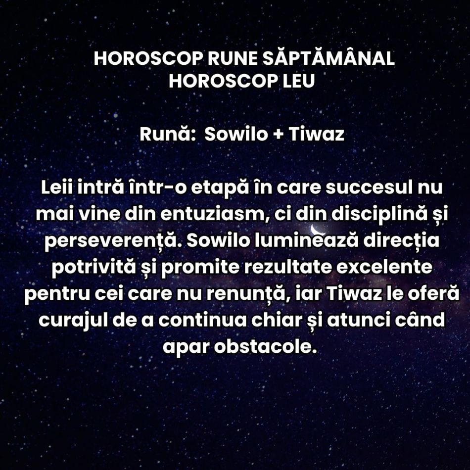 Horoscop Rune săptămâna 6-12 iulie 2026: Ne așteaptă planuri puse la încercare, teste și adevăruri dezgropate