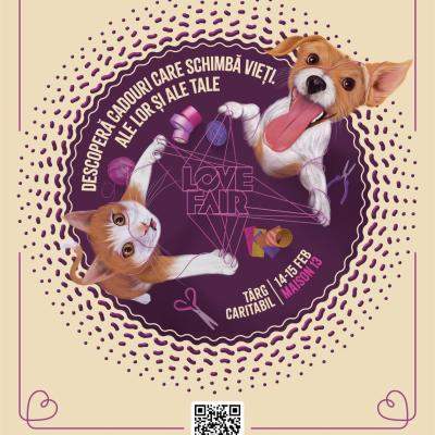 “Love Fair”, târgul caritabil care schimbă soarta animalelor fără stăpân