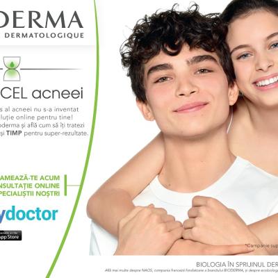 Bioderma oferă consultații medicale online gratuite tinerilor din România afectați de acnee