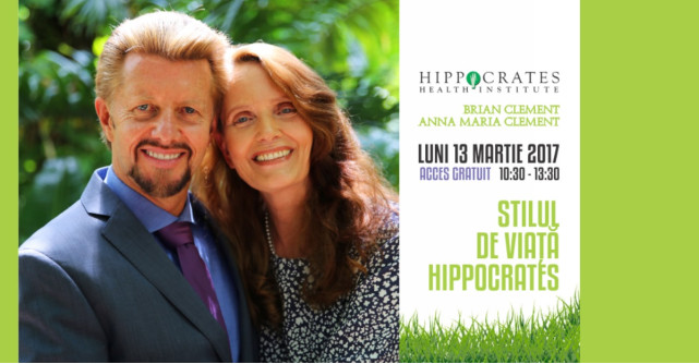 Brian si Anna-Maria Clement din nou la Bucuresti, in cadrul conferintei 'Stil de viata Hippocrates'