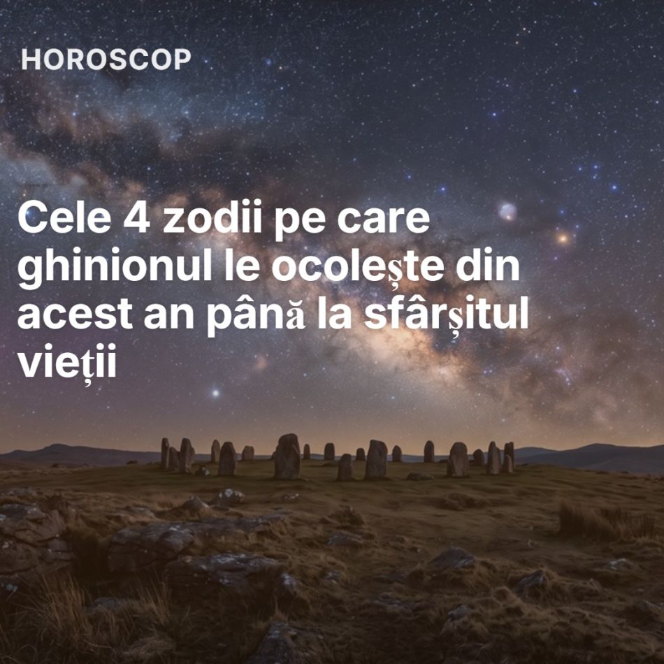 Cele 4 zodii pe care ghinionul le ocolește din acest an până la sfârșitul vieții