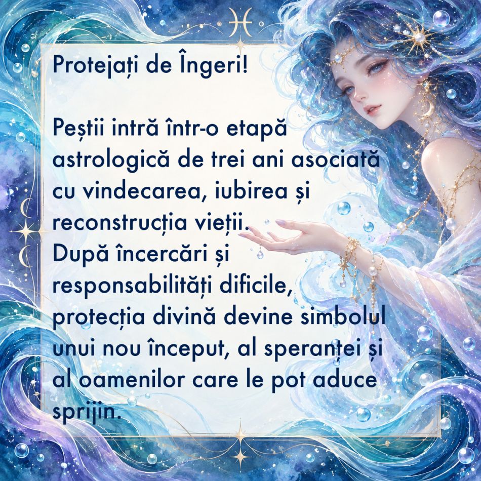 Țin un Înger de mână! Nativii Pești primesc protecție Divină în următorii 3 ani. Dumnezeu le pregătește un destin binecuvântat!