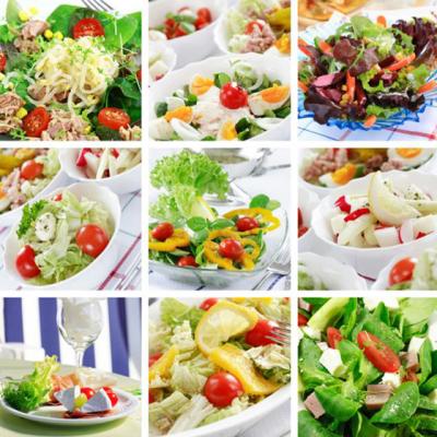 3 Salate dietetice frantuzesti