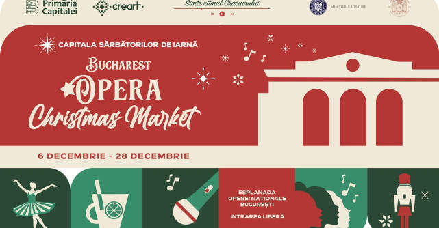 Bucharest Opera Christmas Market se deschide de Moș Nicolae