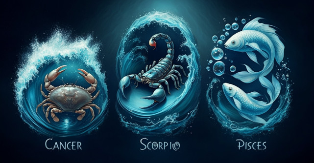 Zodiile de apă: Totul despre Rac, Scorpion, Pești