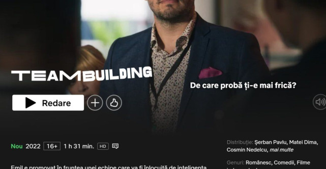 Filmul Teambuilding, pe primul loc în topul Netflix în România