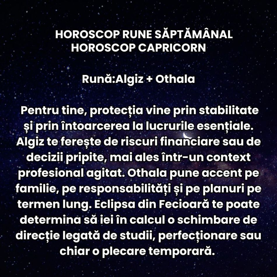 Horoscop Rune săptămâna 2-8 martie 2026:  Eclipsa ne dă complet peste cap! Riscăm tot și nu mai avem răbdare