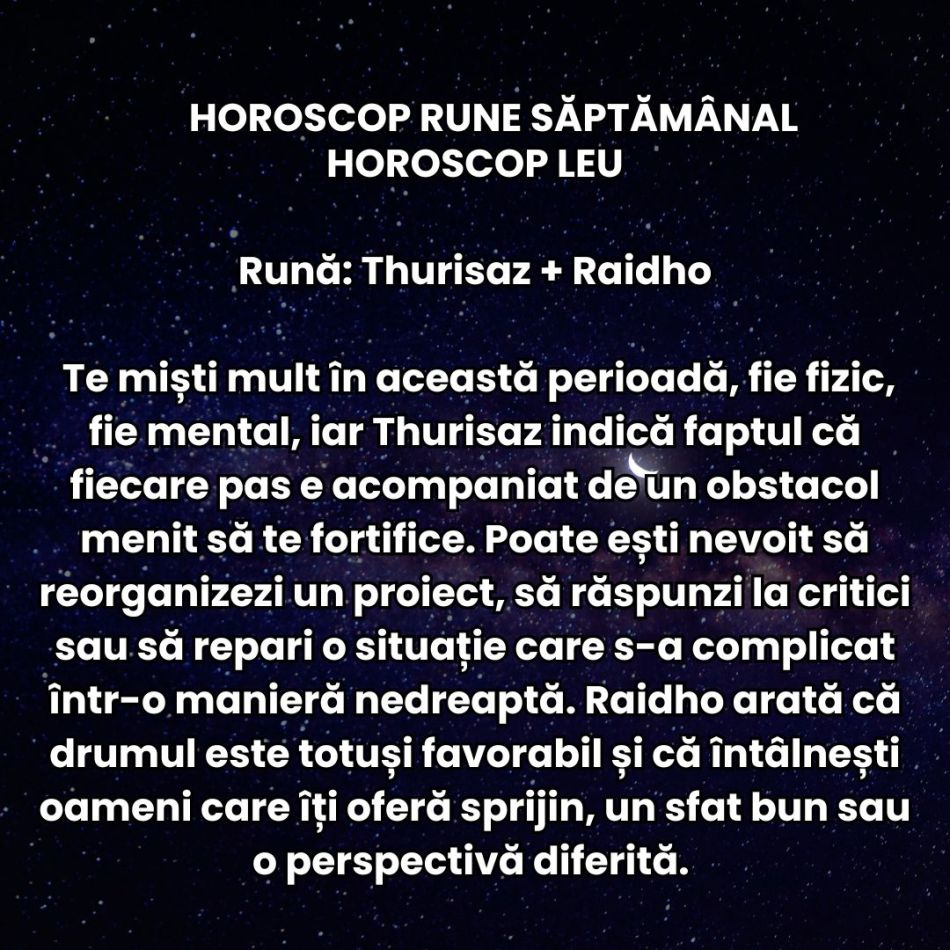 Horoscop Rune săptămâna 12-18 ianuarie 2026: Universul nu ne mai întreabă dacă suntem pregătiți, ci ne forțează să acționăm ACUM