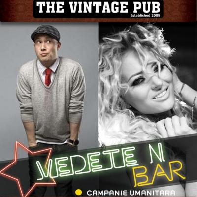 Vintage Pub pune vedetele la bar! Delia si Bendeac vor fi barmani pentru o seara!