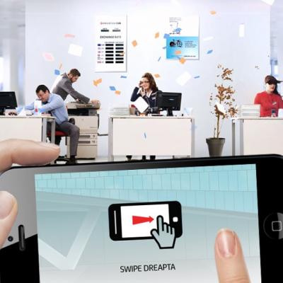 (P) Aplicatia Mobile B@nking de la UniCredit Tiriac Bank te scapa de drumurile in plus!