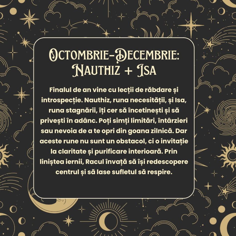 Horoscop Rune 2026 RAC:  Vei redescoperi frumusețea vieții de zi cu zi și vei căuta fericirea adevărată în adâncul sufletului
