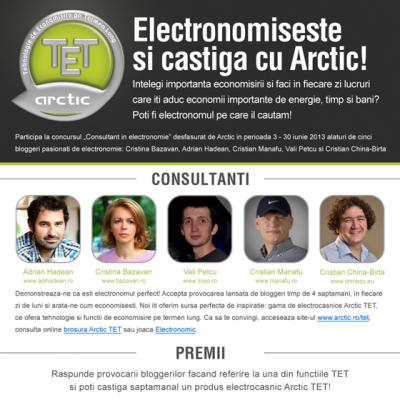 Fii expert in EleCtrONOMIE, cu Arctic!