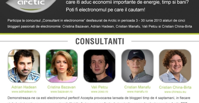 Fii expert in EleCtrONOMIE, cu Arctic!