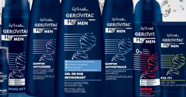 Farmec lanseaza Gerovital H3 MEN,  gama completa de ingrijire pentru barbati