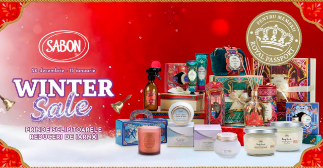 WINTER SALE la SABON – Prinde sclipitoarele reduceri de iarnă!