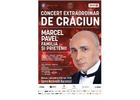Marcel Pavel, familia și prietenii, un Concert Extraordinar de Crăciun la Opera Națională București