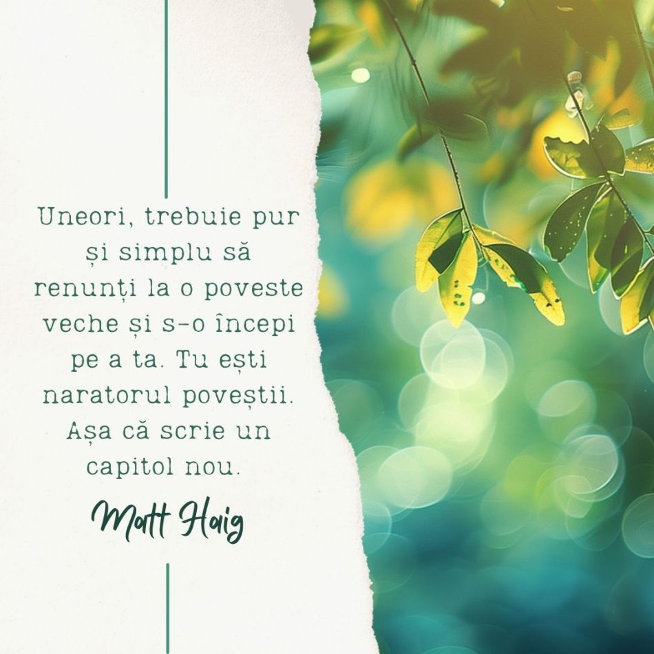 20 de citate pline de inspirație de Matt Haig care-ți vor alina sufletul în cele mai grele momente